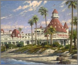 Thomas Kinkade - Hotel del Coronado - Plein Air Collection