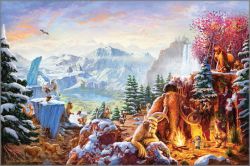 Thomas Kinkade - Ice Age