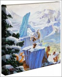 Thomas Kinkade - Ice Age (left panel only)