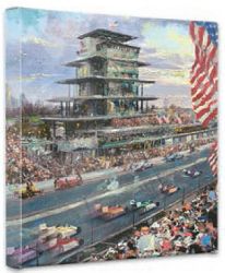 Thomas Kinkade - Indy 100th Anniversary Study - Wrapped Canvases