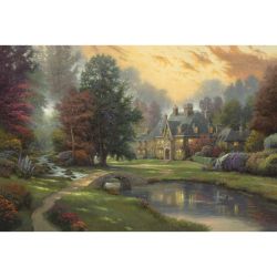 Thomas Kinkade - Lakeside Manor