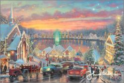 Thomas Kinkade - Lights of Christmastown, The