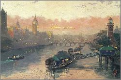 Thomas Kinkade - London at Sunset - Plein Air Collection