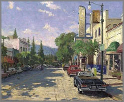 Thomas Kinkade - Los Gatos - Plein Air Collection