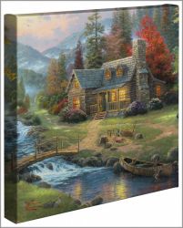 Thomas Kinkade - Mountain Paradise