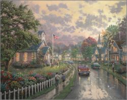 Thomas Kinkade - Morning Pledge