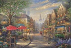 Thomas Kinkade - Munich Caf