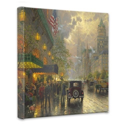 Thomas Kinkade - New York, Fifth Avenue - Wrapped Canvases