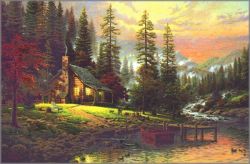 Thomas Kinkade - Peaceful Retreat - Classics Collection