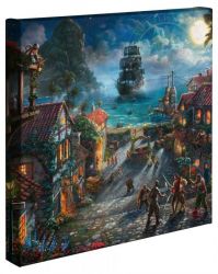 Thomas Kinkade - Pirates of the Caribbean - Wrapped Canvases