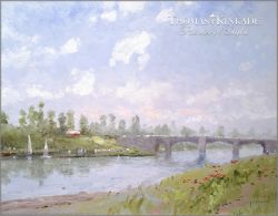 Thomas Kinkade - Riverbank, The