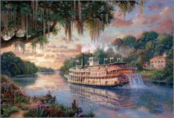 Thomas Kinkade - River Queen, The