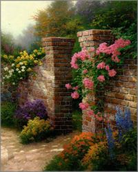 Thomas Kinkade - Rose Garden, The