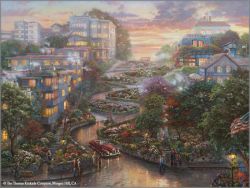 Thomas Kinkade - San Francisco, Lombard Street II