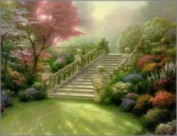 Thomas Kinkade - Stairway to Paradise