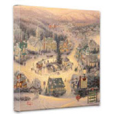 Thomas Kinkade - St. Nicholas Circle - Wrapped Canvases