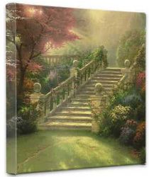 Thomas Kinkade - Stairway to Paradise - Wrapped Canvases