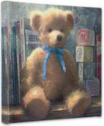 Thomas Kinkade - Trusted Friend - Blue Bell - Wrapped Canvases