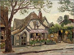 Thomas Kinkade - Tuck Box Tearoom - Plein Air Collection