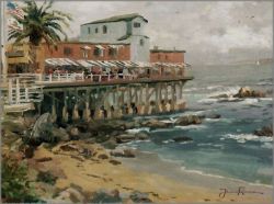 Thomas Kinkade - View from Cannery Row