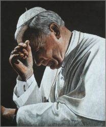 Shirley Morgan - In Prayer - Pope John Paul II