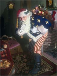 Dean Morrissey - Promise of Peace and Tranquility, The: Father Christmas During the Civil War