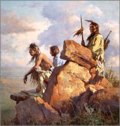 Howard Terpning - Among the Spirits of the Long Ago People