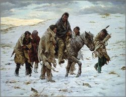 Howard Terpning - Chief Joseph Rides to Surrender