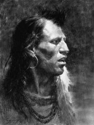 Howard Terpning - Crow (Portraits of Our Native American History)