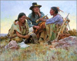 Howard Terpning - Found on the Field of Battle