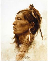 Howard Terpning - Kiowa (Portraits of Our Native American History)