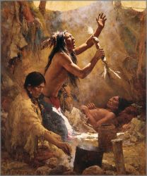 Howard Terpning - Medicine Man of the Cheyenne