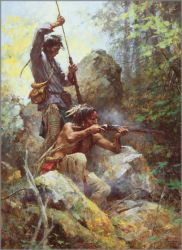 Howard Terpning - White Man Fire Sticks